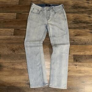 PACSUN Active Stretch Slim Denim Jeans 29x30 (Actual 29x28) Light Wash Blue Mens